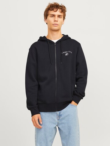 JJ Rebel Sweat jacket 'JREBANDREW' in Black: front