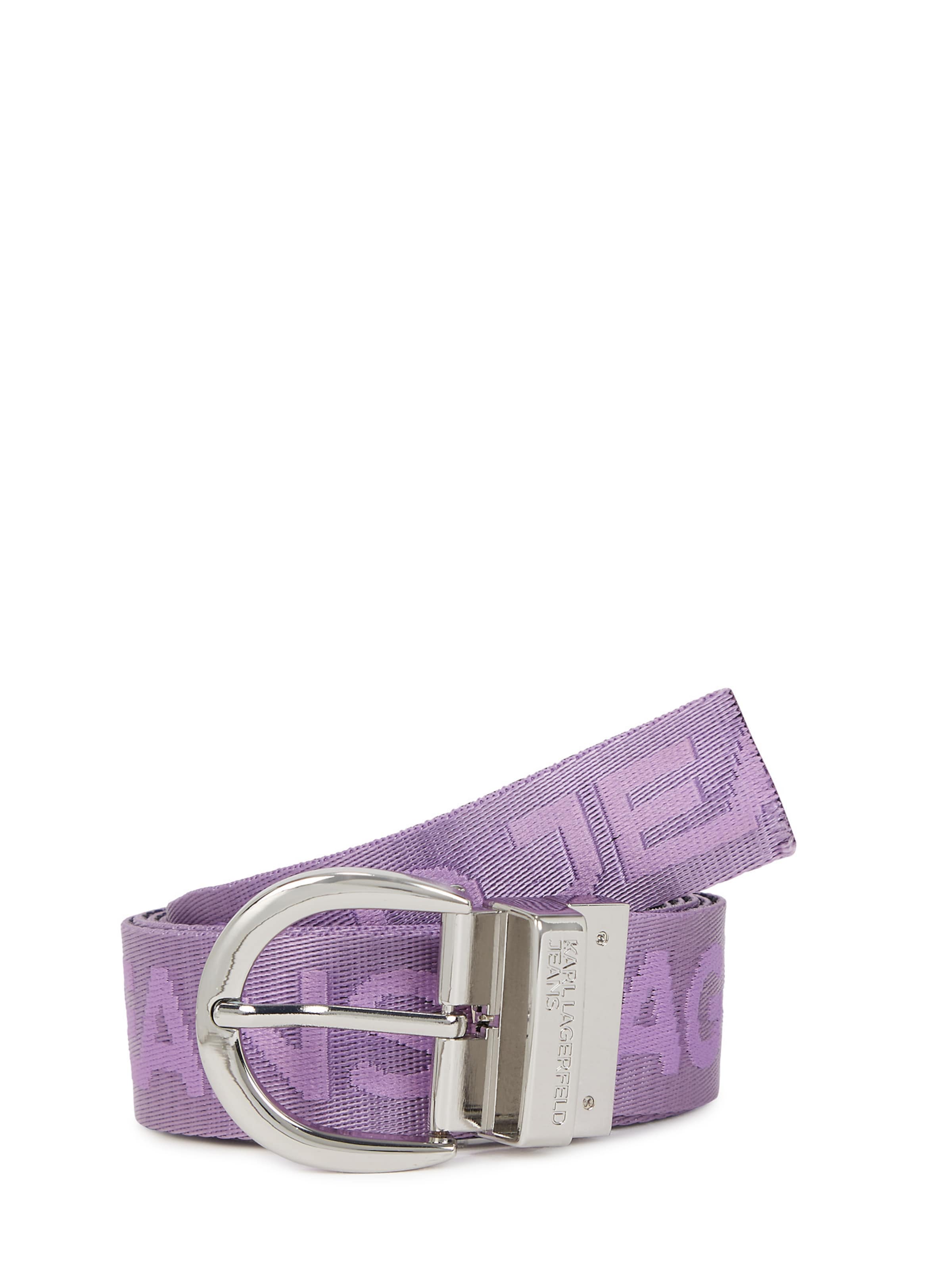 KARL LAGERFELD JEANS Pasek w kolorze fioletowy: przód