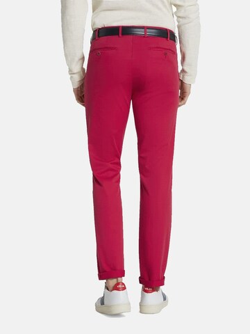 Regular Pantalon chino MEYER en rouge