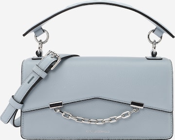 Karl Lagerfeld - Bolso de hombro 'SEVEN' en azul: frente