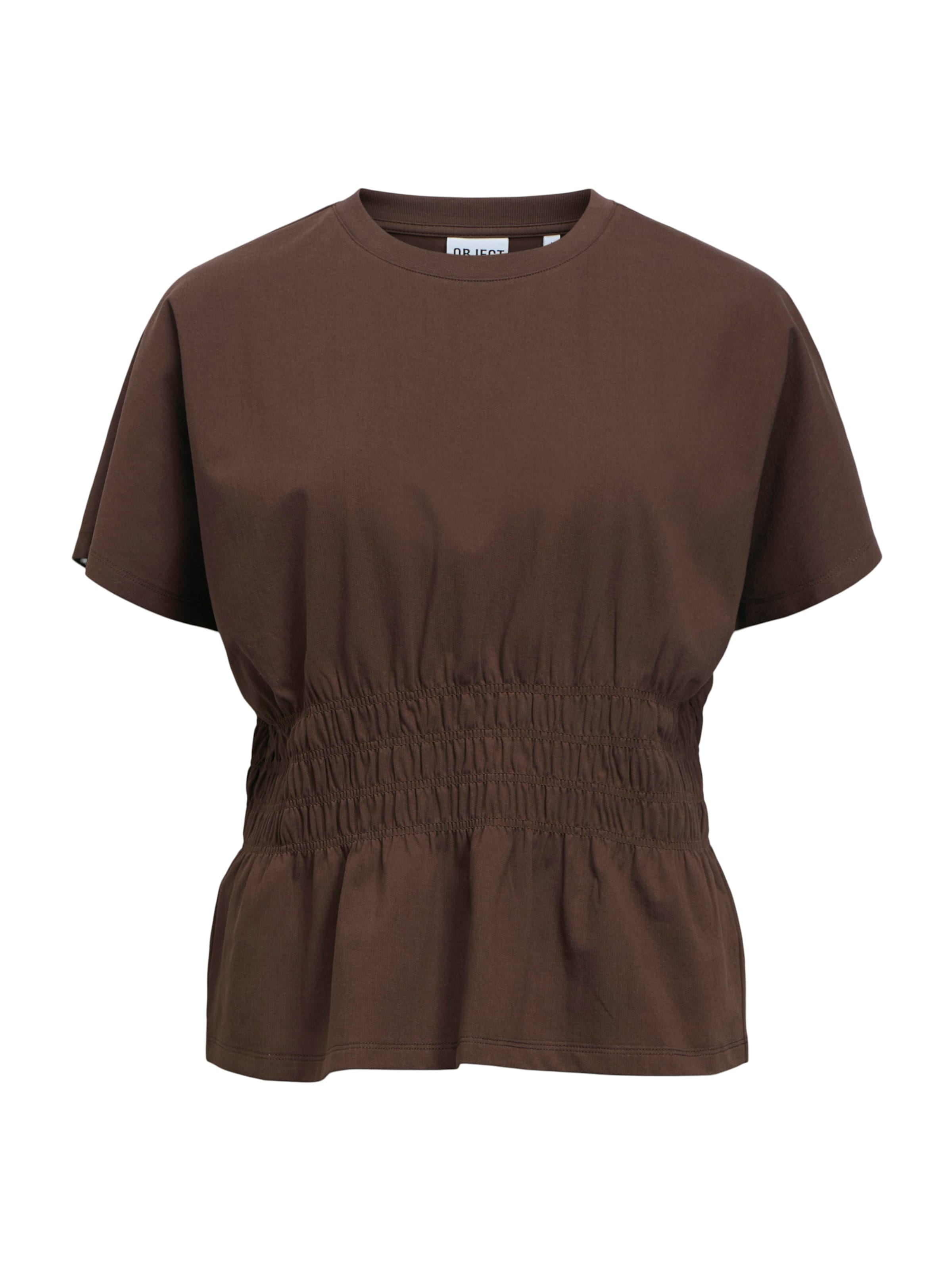 OBJECT Shirt 'OBJSuna' in Bruin: voorkant