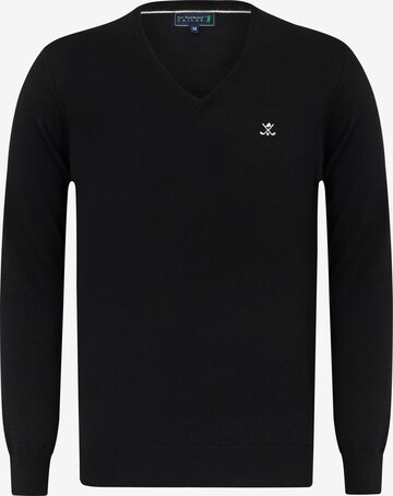 Sir Raymond Tailor Sweater 'Erky' in Black: front