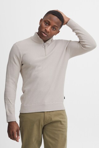 Casual Friday Sweater 'Karlo' in Grey: front