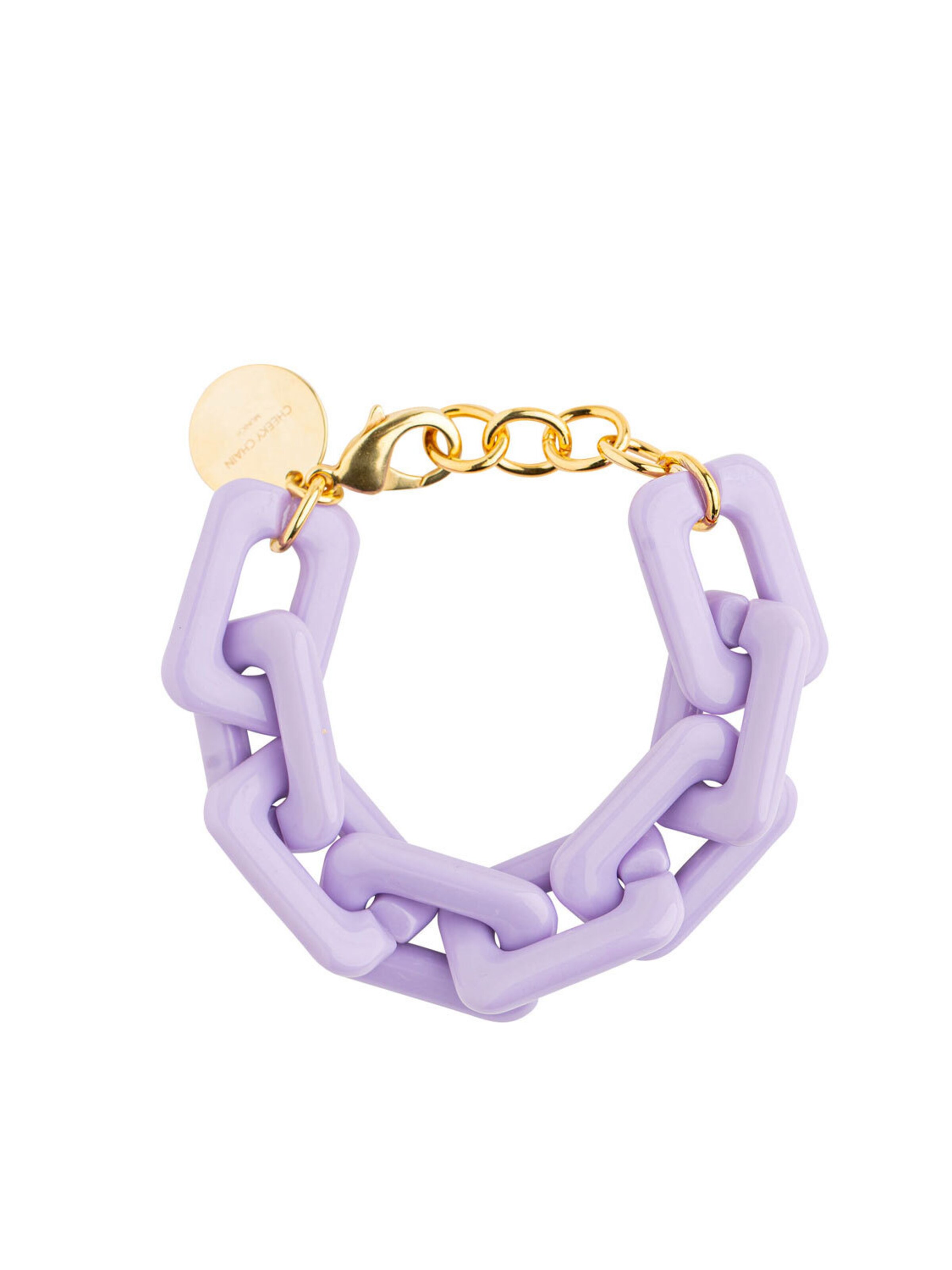Cheeky Chain Munich Armband 'Twiggy' in Lila: Vorderseite