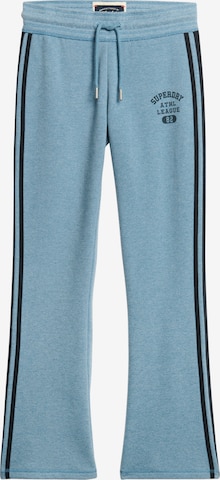 Pantalon 'Athletic Essentials' Superdry en bleu : devant