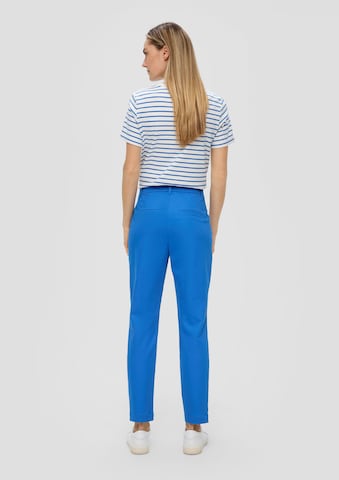 Coupe slim Pantalon chino s.Oliver en bleu : derrière