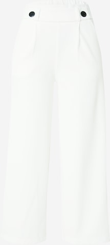 JDY Pleat-Front Pants 'GEGGO' in White: front