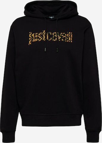 Sweat-shirt Just Cavalli en noir : devant