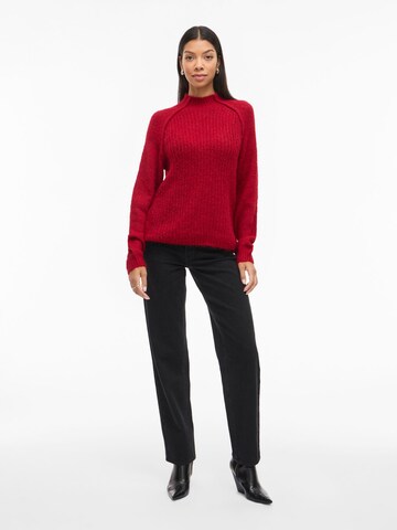 VILA Pullover 'BOWS' i rød