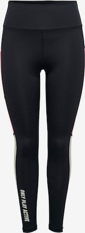 ONLY PLAY Skinny Sports trousers in Black: front