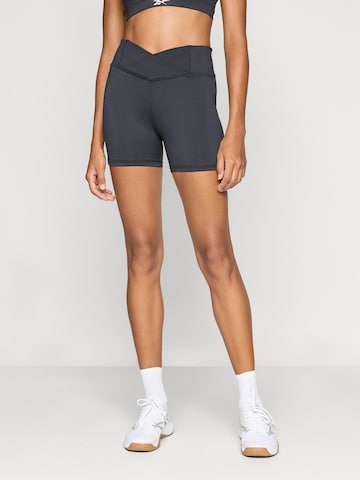 Reebok Skinny Fit Спортен панталон 'HAMPTON' в черно: отпред