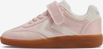 Hummel Sneakers in Roze: voorkant