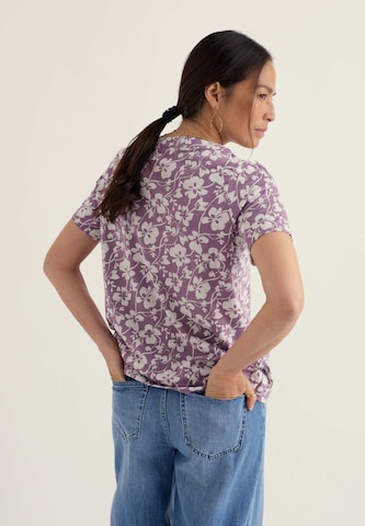 Seasalt Cornwall T-Shirt 'Barnoon' in Lila