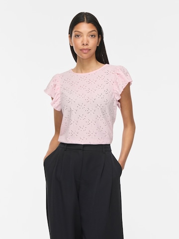 VILA Blouse 'VIKawa' in Roze: voorkant