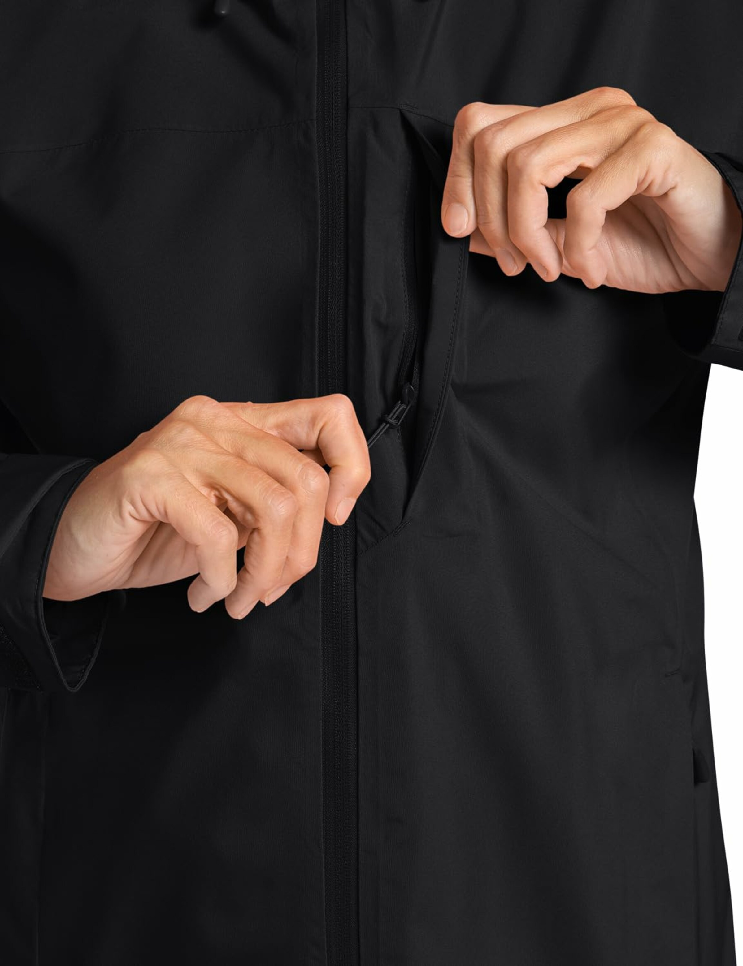 JACK WOLFSKIN Outdoorjacke in Schwarz