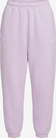 Nike Sportswear Hose 'Studio Fleece' in Lila: Vorderseite