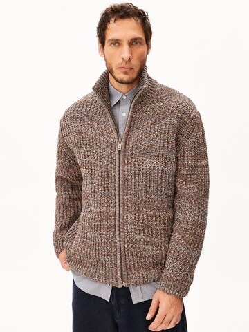 ARMEDANGELS Knit Cardigan in Brown