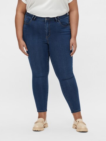 Vila Curve Skinny Jeans 'Ana' in Blau: predná strana