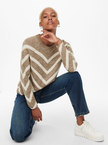 ONLY Sweater 'ONLEliza' in Grey