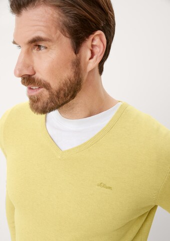 s.Oliver Pullover in Gelb