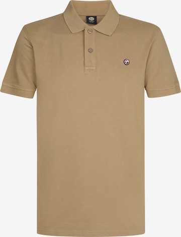 Petrol Industries Poloshirt 'Dolphin' in Braun: Vorderseite