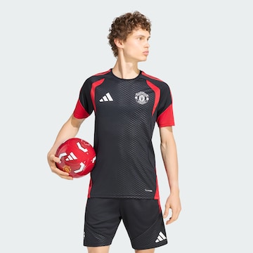 ADIDAS PERFORMANCE - Camiseta de fútbol 'Manchester United 26/27 Tiro' en negro: frente