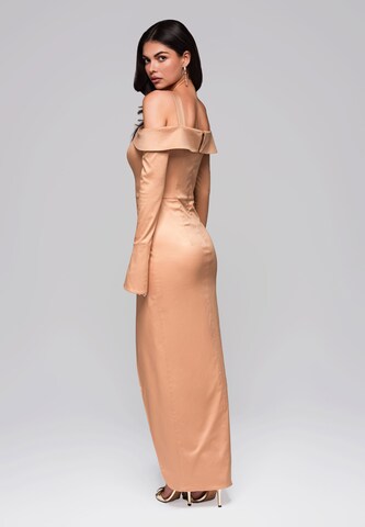 Ombre Avondjurk 'LA-OM-DLR250' in Goud