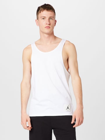 T-Shirt Jordan en blanc : devant