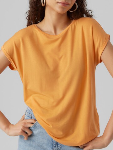 VERO MODA Majica 'AVA' | oranžna barva