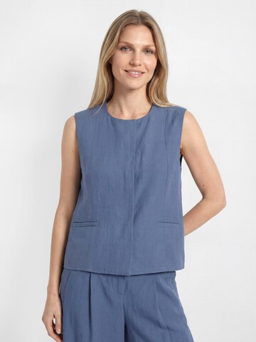 MSCH COPENHAGEN Vest 'Frode' in Blue: front