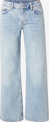 Monki Wide leg Jeans in Blue: front