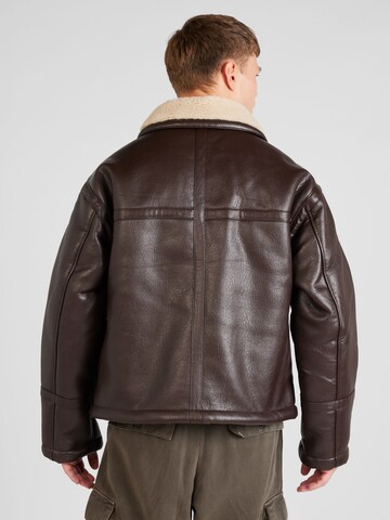 TOPMAN Between-Season Jacket in Brown