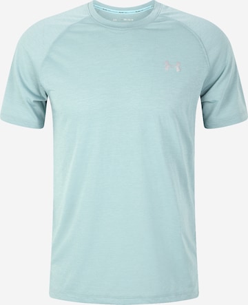 UNDER ARMOUR Performance shirt 'Streaker' in Green: front