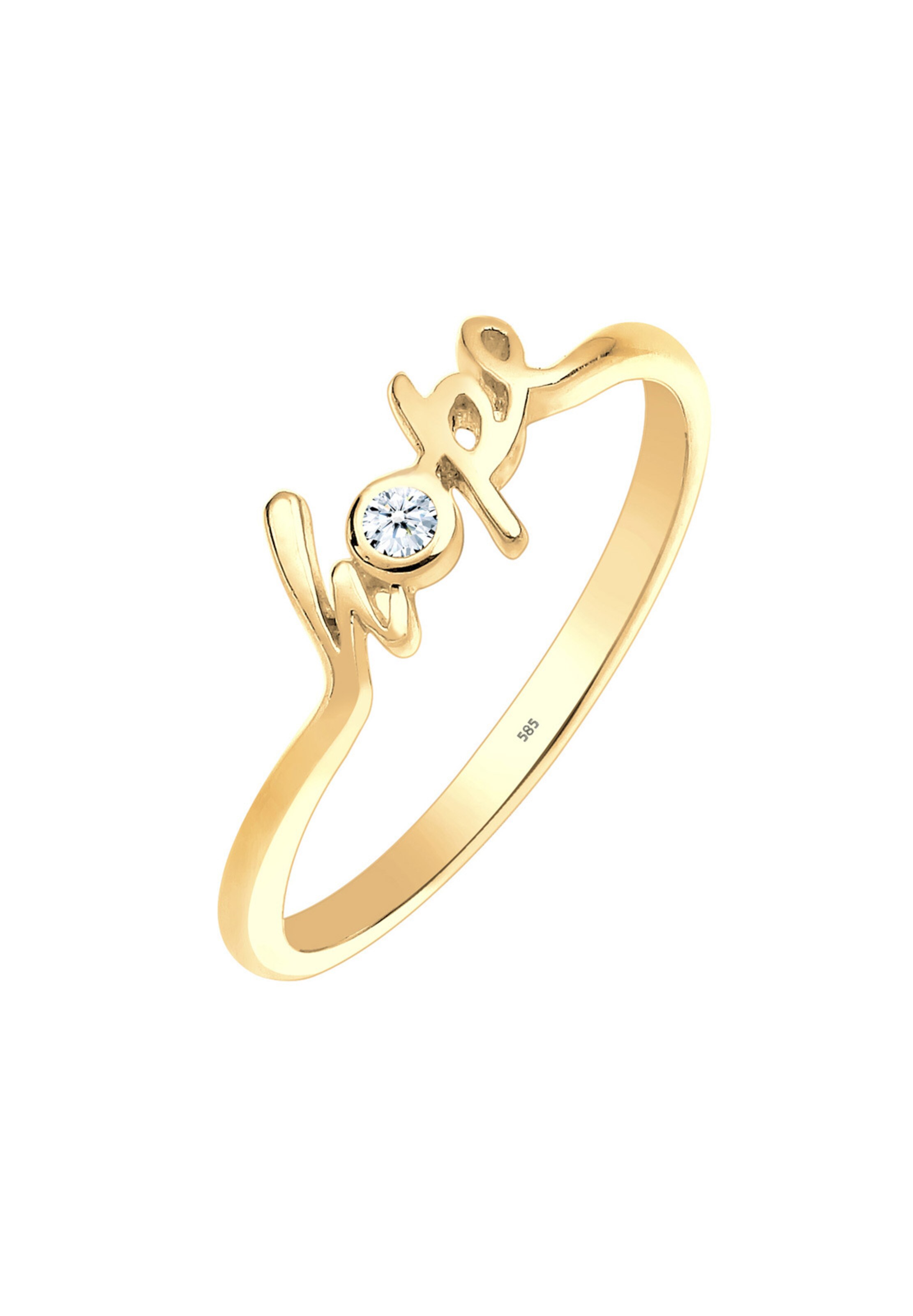 Elli DIAMONDS Ring in Gold: front