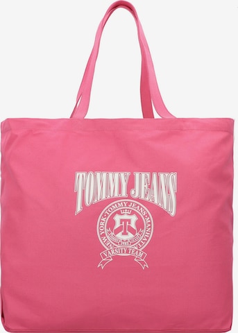 Tommy Jeans Shopper in Roze: voorkant