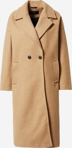 VERO MODA Between-Seasons Coat 'SPENCER' in Brown: front