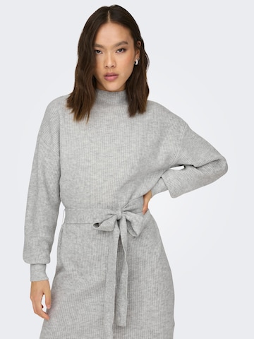 ONLY Knit dress 'THILDE' in Grey