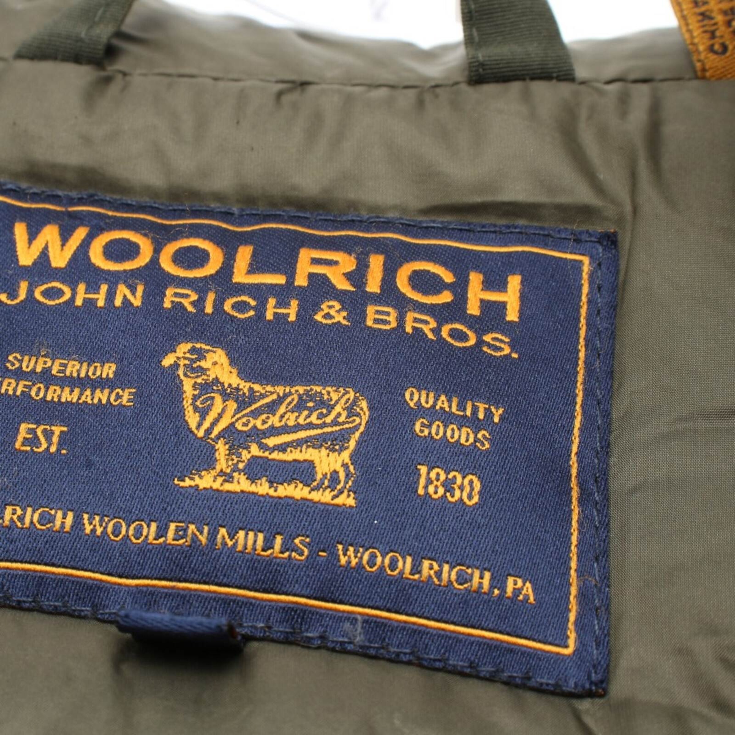Woolrich Winterjacke / Wintermantel XXL in Grün