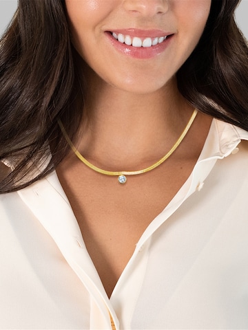 Eastside Necklace in Gold: front