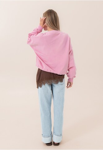 OH APRIL Sweatshirt i rosa