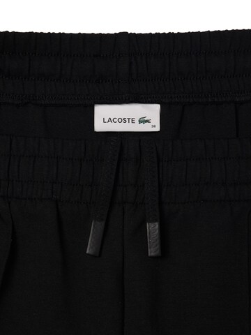 LACOSTE Regular Trousers in Black
