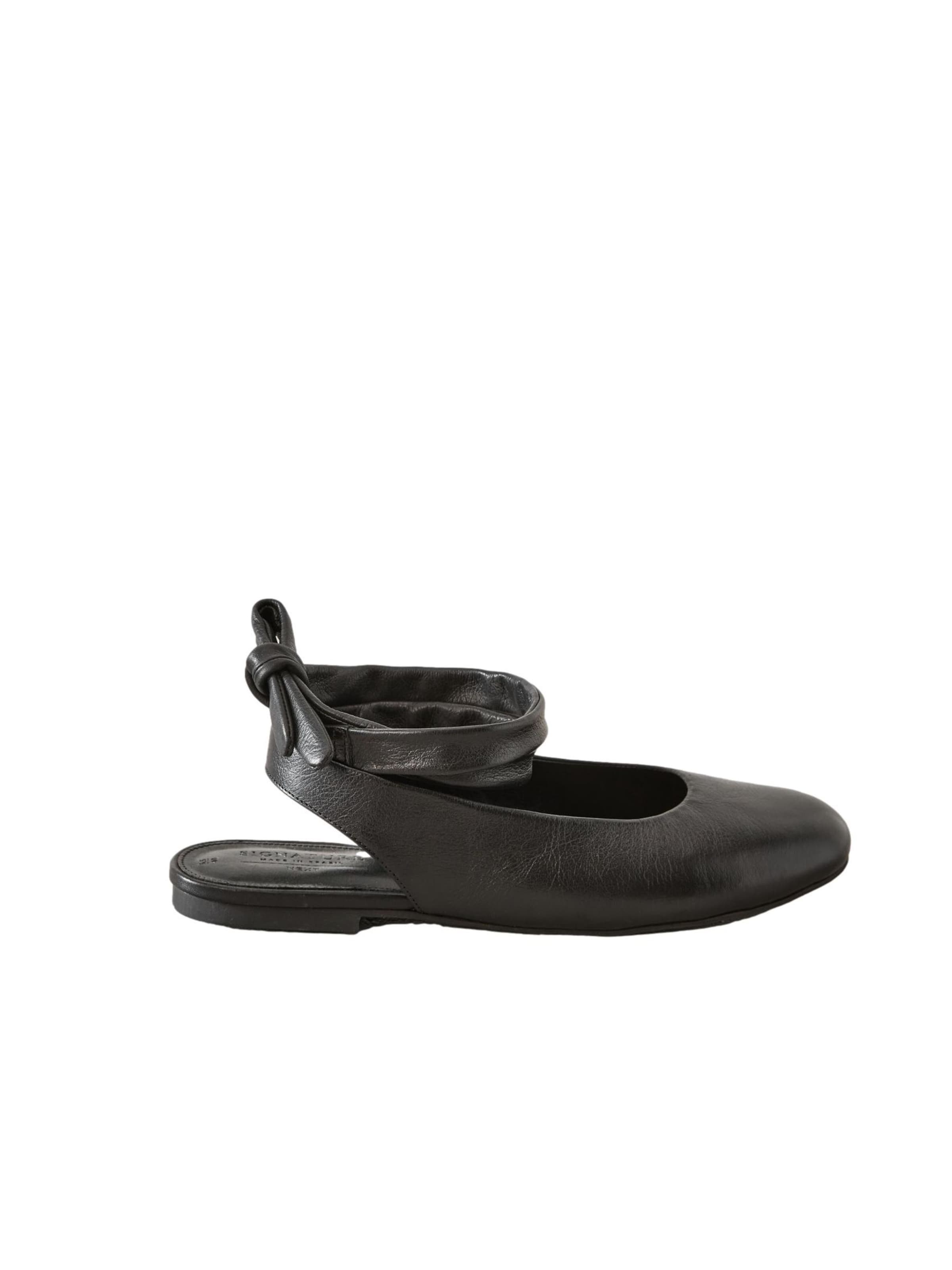 Next Балетки с ремешком 'Signature Premium' в Черный