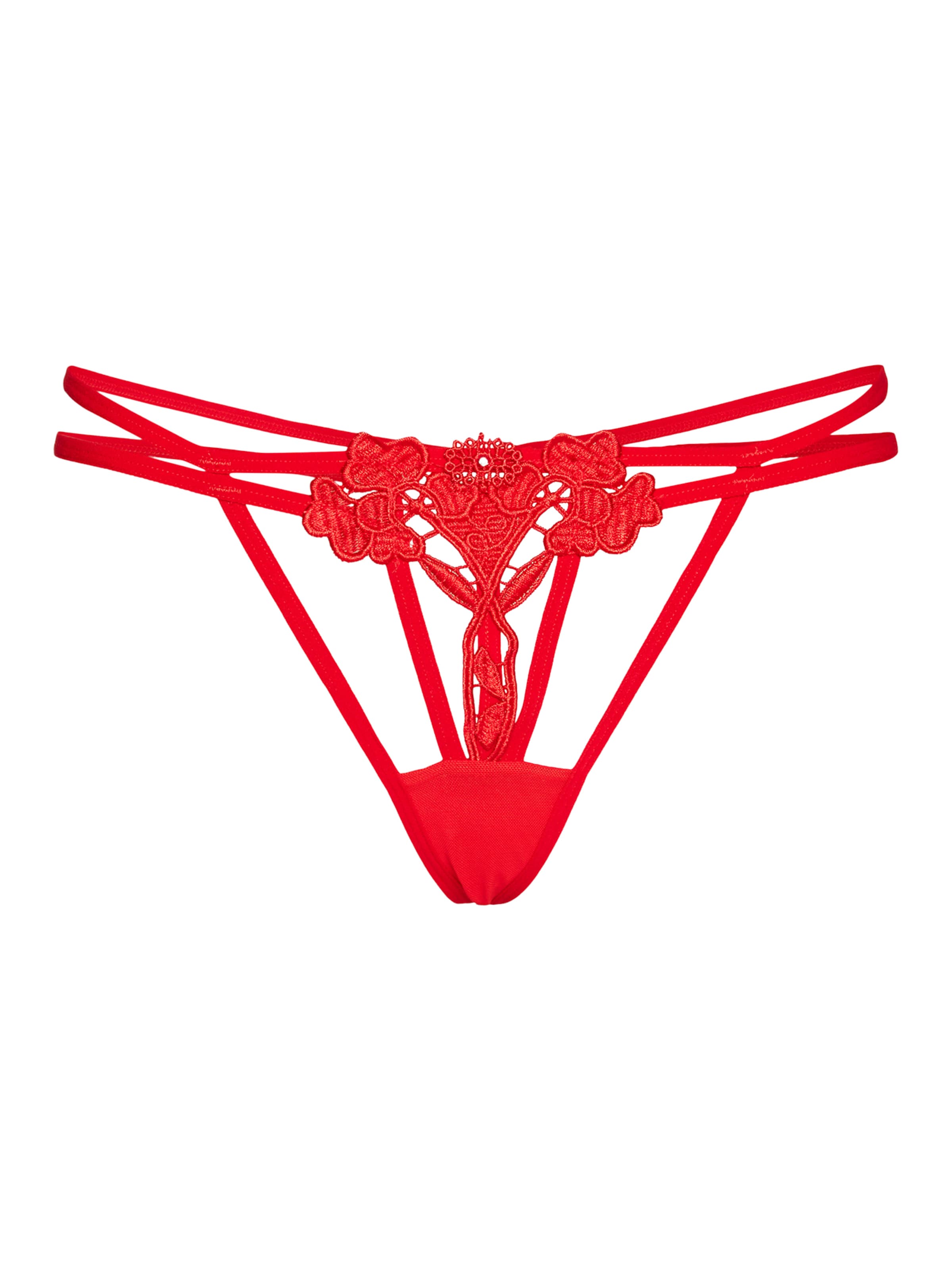 Bluebella String 'Nova' in Rot: Vorderseite