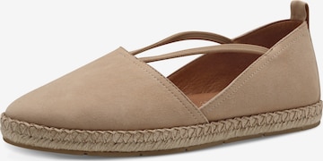 Tamaris Espadryle w kolorze brązowy: przód