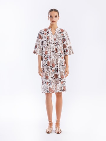 Haris Cotton Jurk in Wit