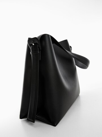 MANGO Nákupní taška 'Lucia' – černá