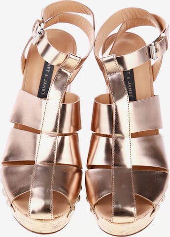 JANET & JANET Sandals & High-Heeled Sandals in 40 in Silver