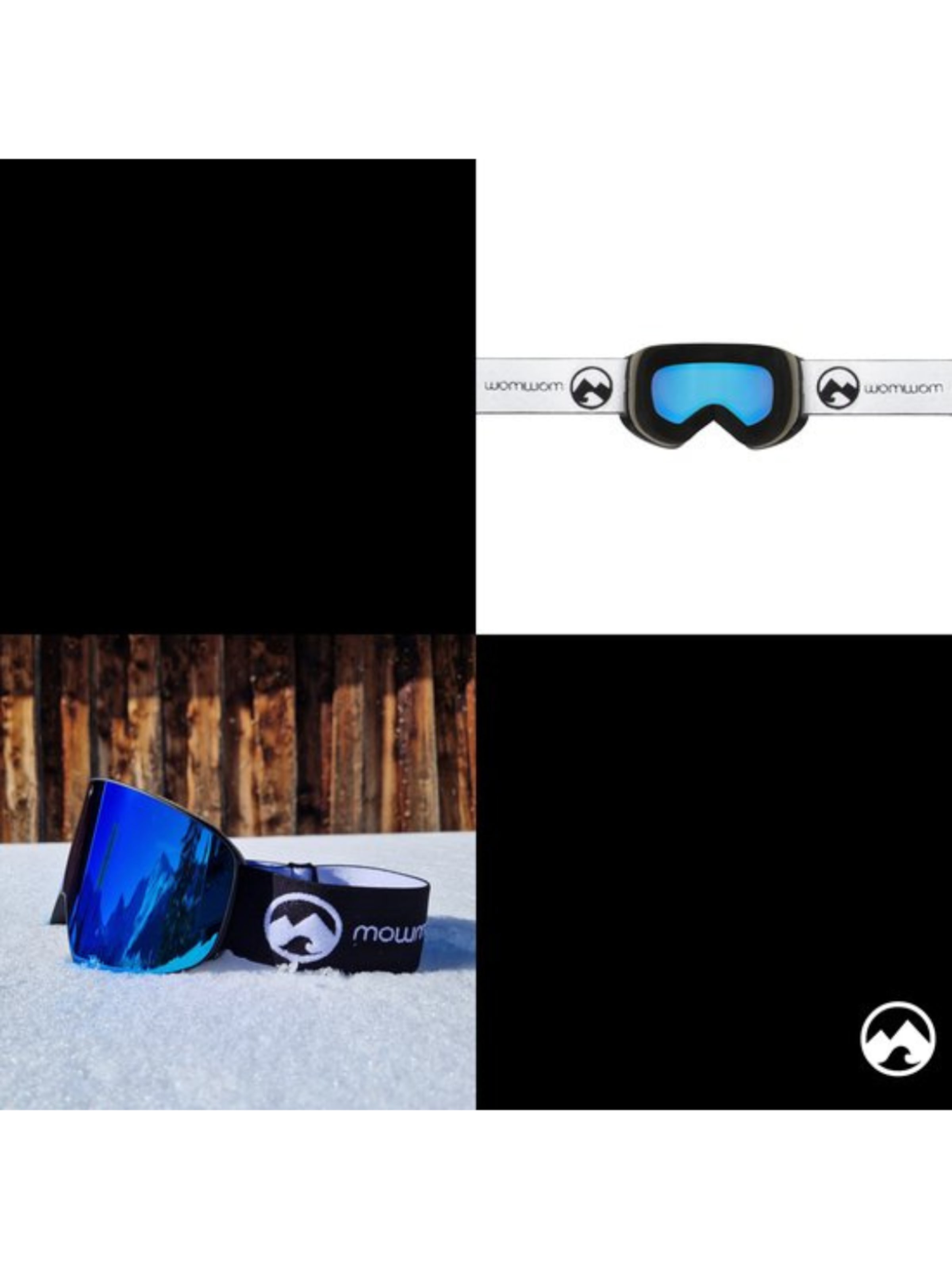Mowmow - Gafas deportivas 'MowMow STEALTH Ski Goggles - Photochromic Lens - ECO: Bioresin Frame & Recycled - UV400 - Unisex' en azul