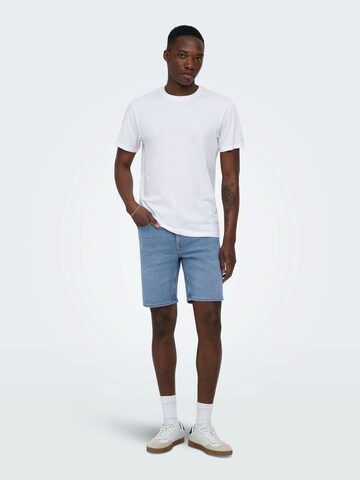 Only & Sons tavaline Teksapüksid 'ONSWEFT', värv sinine