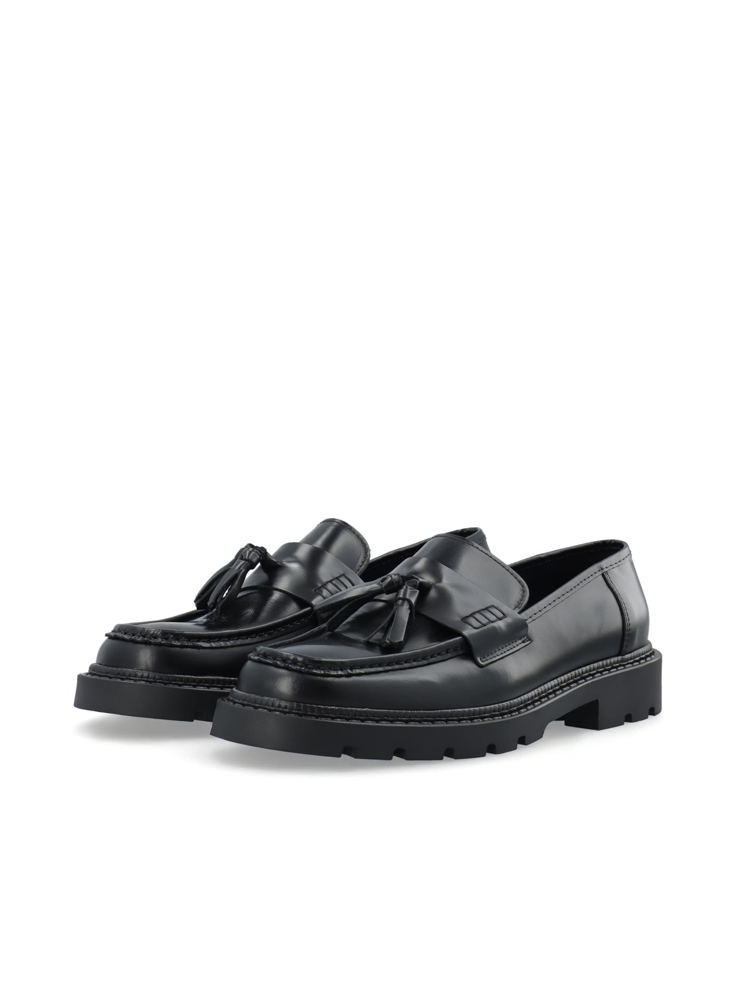 Chaussure basse 'Jeff' Bianco en noir